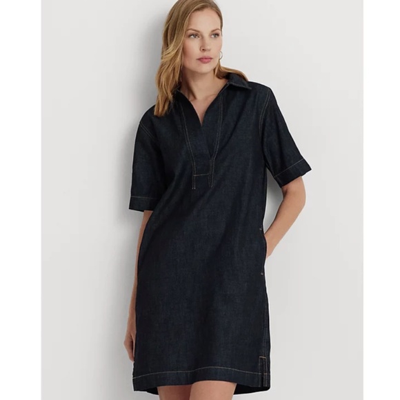 Ralph Lauren Denim Shirt Dress - Picture 1 of 7